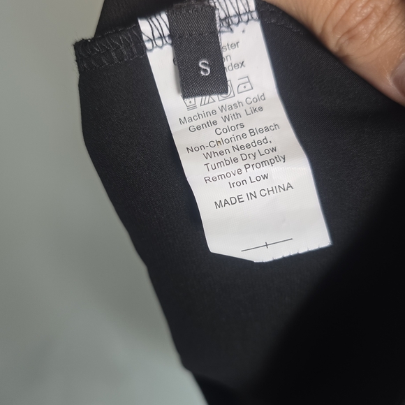 Black Slip Dress with Spaghetti Straps - Picture 3 of 3